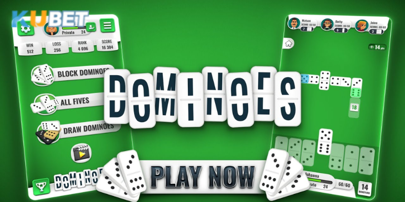 Cùng bạn bè tham gia và thi đấu trong trò chơi domino