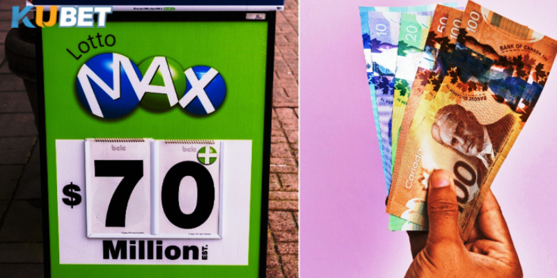 Vé số Xổ Số Canada Lotto Max với các con số may mắn